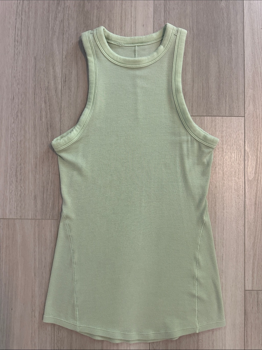 Women’s lululemon athletica Light Green Ribbed Racerback Tank